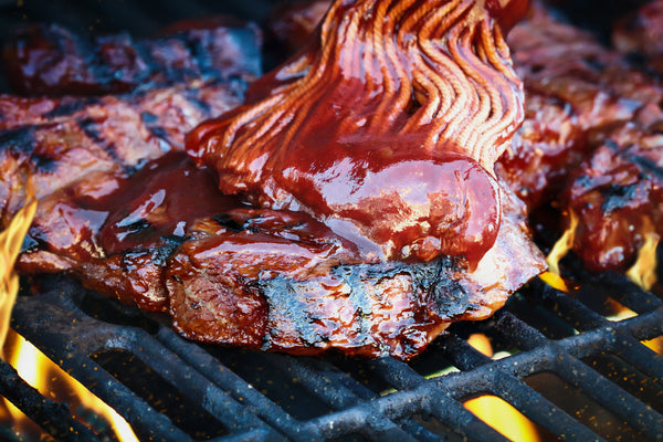 grilled barbecue ribs reipe Valentine's Recipes with Wine Pairings