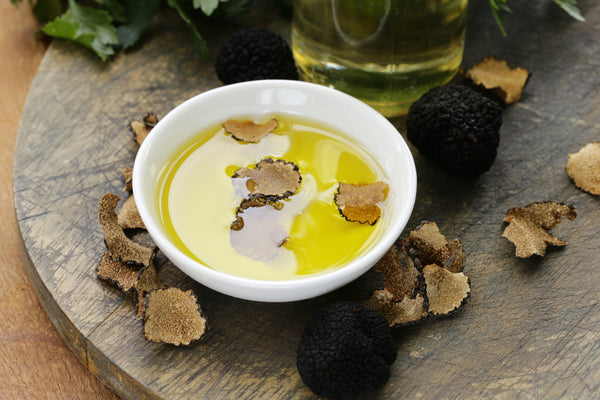 wine with truffles, truffle oil