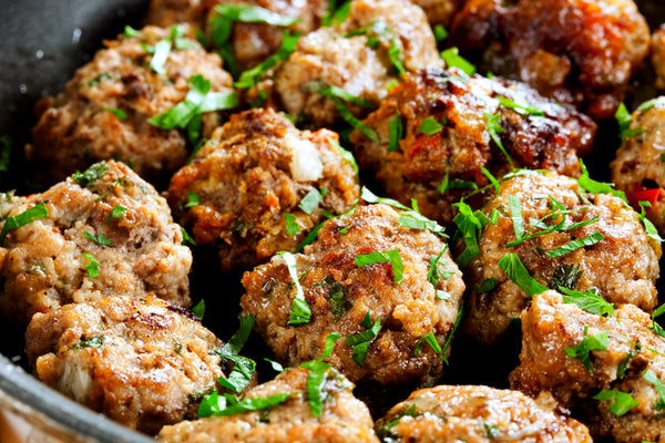 meatballs with honey glaze