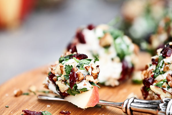 goat cheese with cranberries and walnuts recipeappetizer