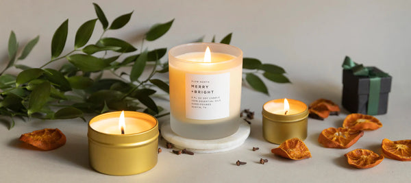 hosting must haves candles from slow north 