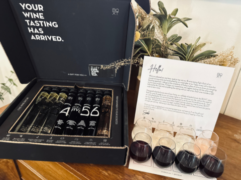 8-wine tasting kit from BOXT