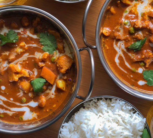 pumpkin and chicken curry to pair with wine