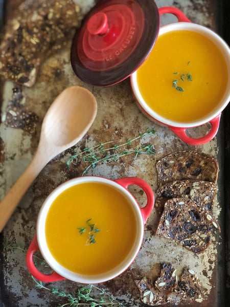 pumpkin soup paired with wine