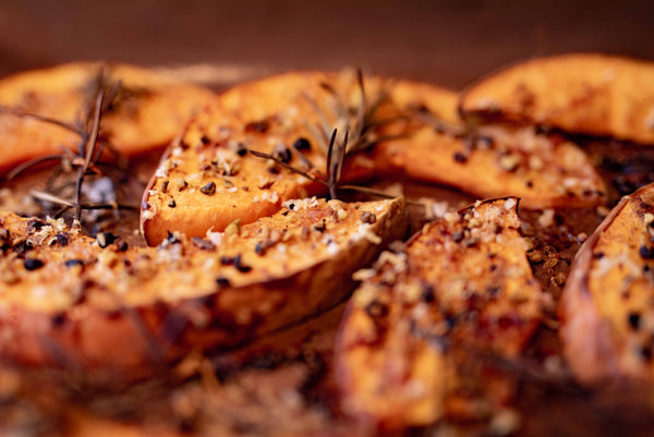 spicy pumpkin wedges to pair with wine