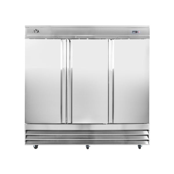 Chef AAA - SD1.9L3-HC, Commercial 79 3 Glass Door Merchandiser Freezer