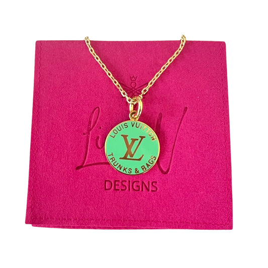 Louis Vuitton Enamel Monogram Necklace