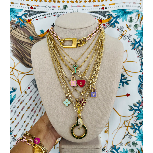 Louis Vuitton Repurposed Charm Necklaces – Reluxe Vintage