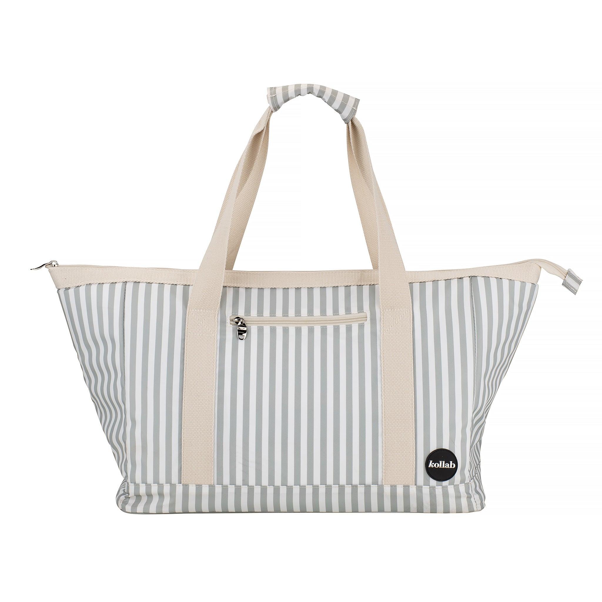 Tote Bag Sage Stripe