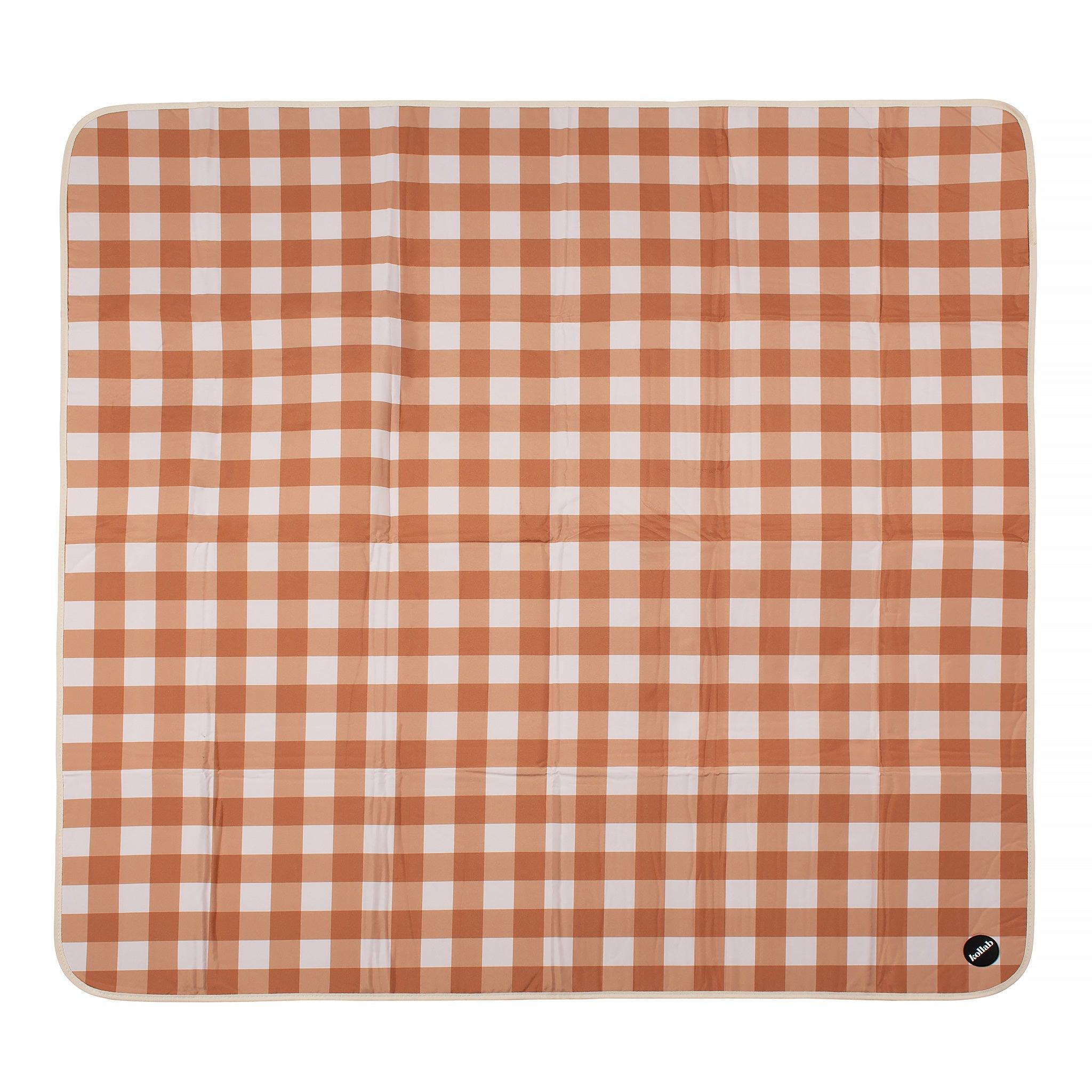 Picnic mat 1.4x1.4m Clay Check