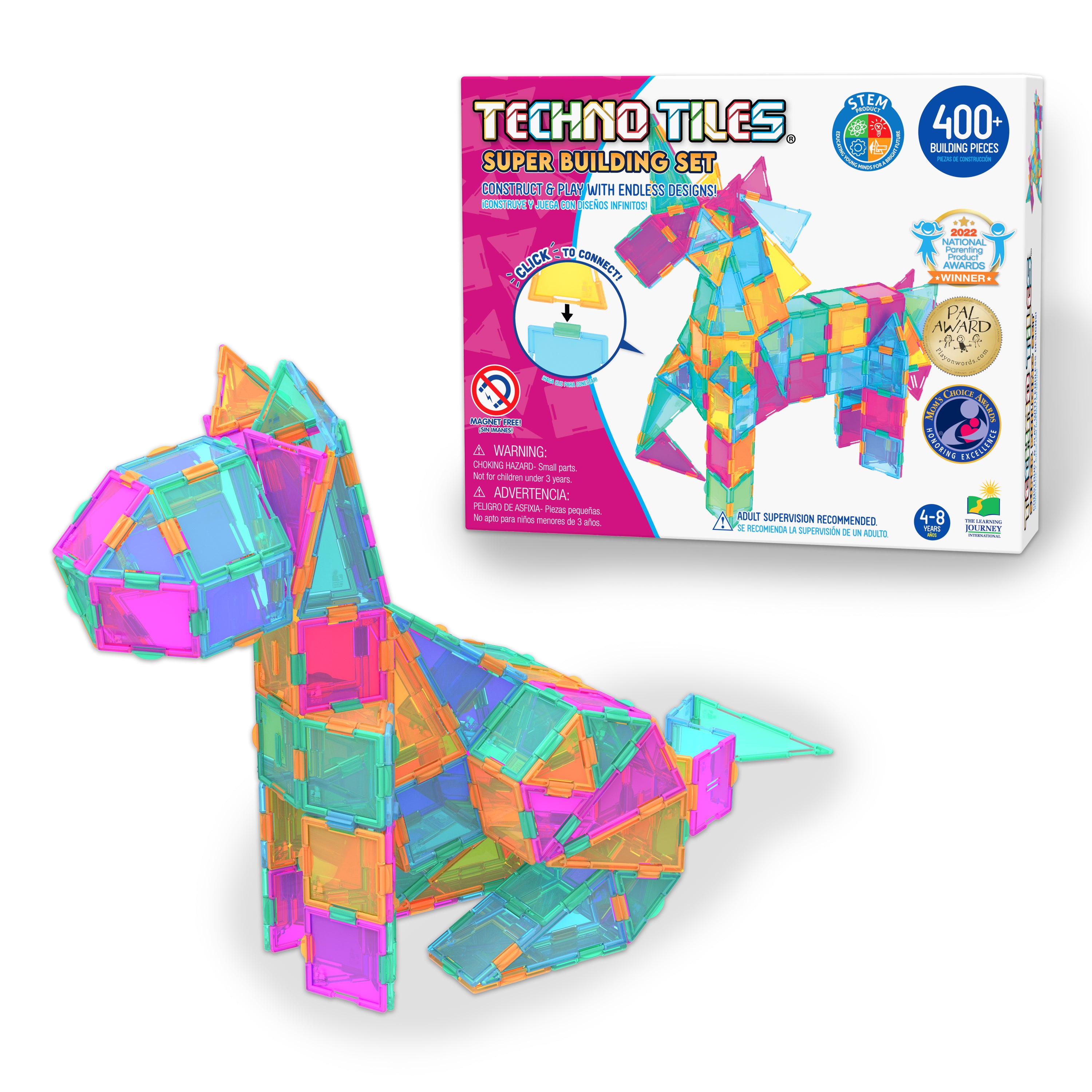 Techno Tiles Super Set - Pastel Edition (400+ pcs)