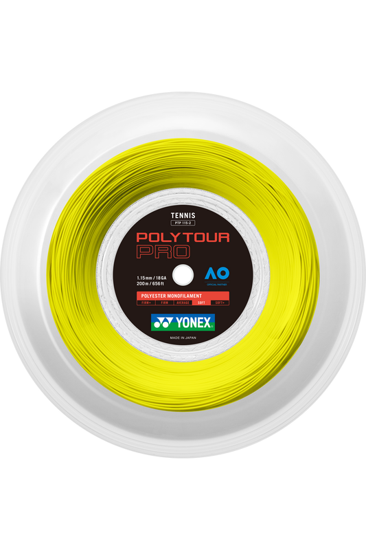 YONEX Tennis String POLYTOUR PRO 125 200M Reel