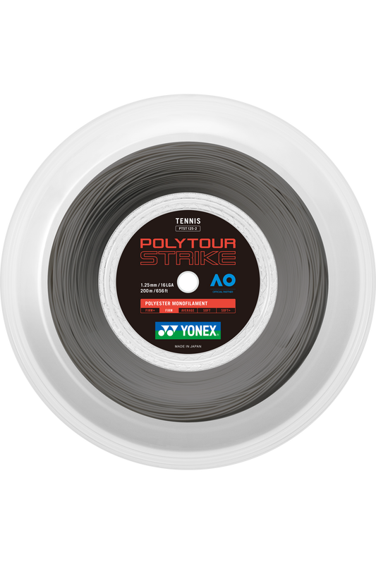 YONEX Tennis String POLYTOUR SPIN 125 200M Reel – Max Sports