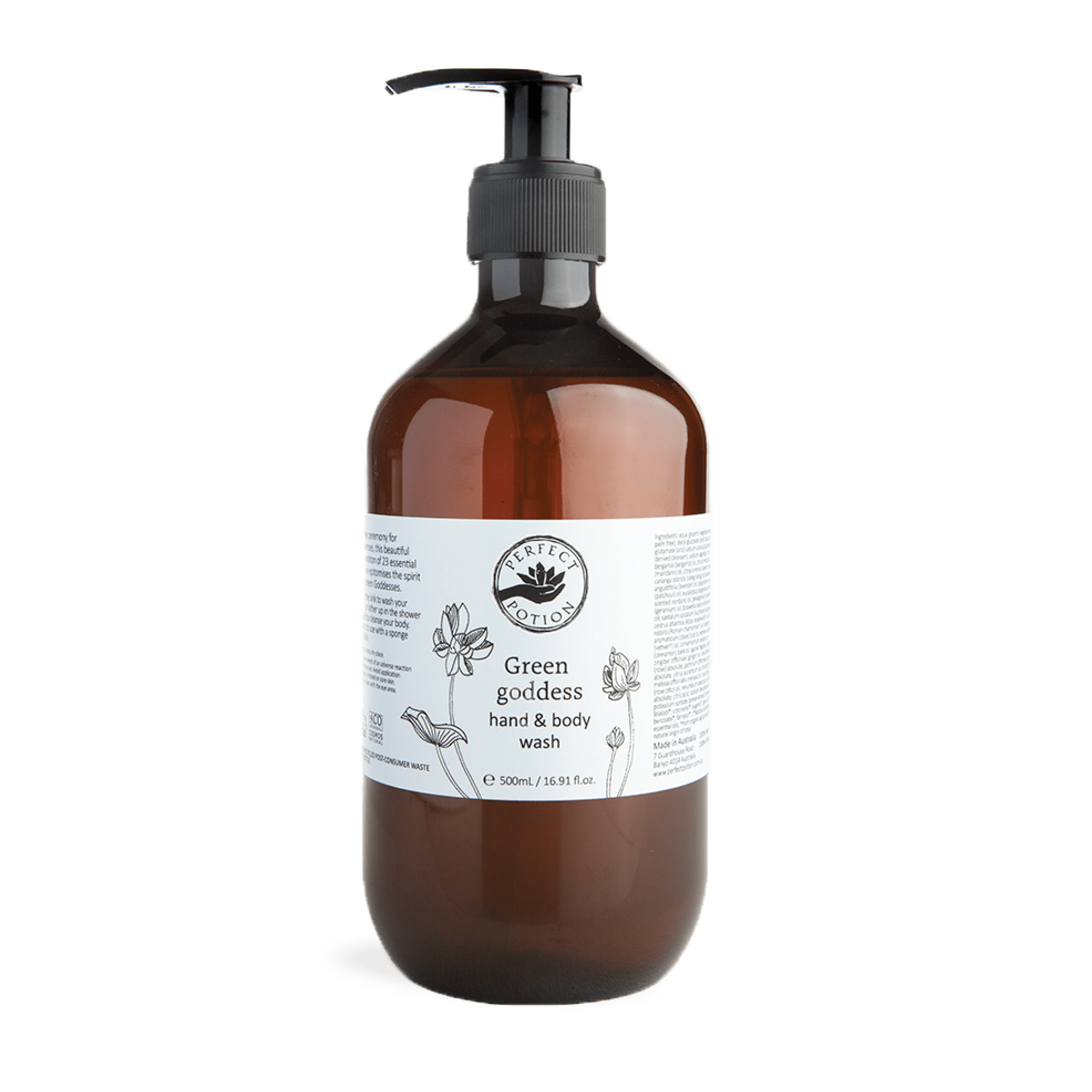 Green Goddess Hand & Body Wash 500mL