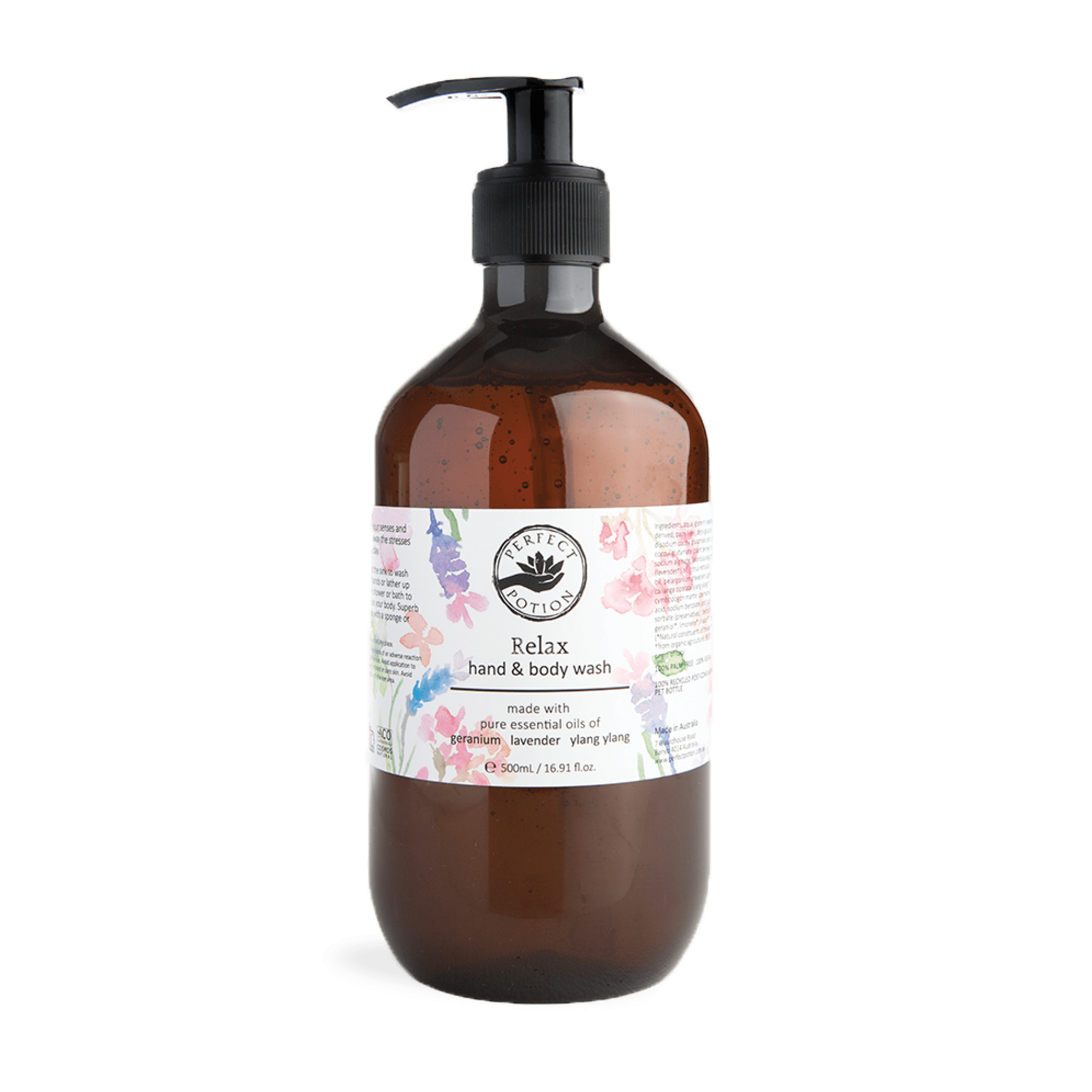 Relax Hand & Body Wash 500mL