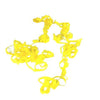 Times Square Confetti & Kabuki Streamer Confetti 24 Pack / Yellow / Biodegradable Tissue Stay-Attached Handthrow Streamers: Bright Tissue - Custom 24-Pack