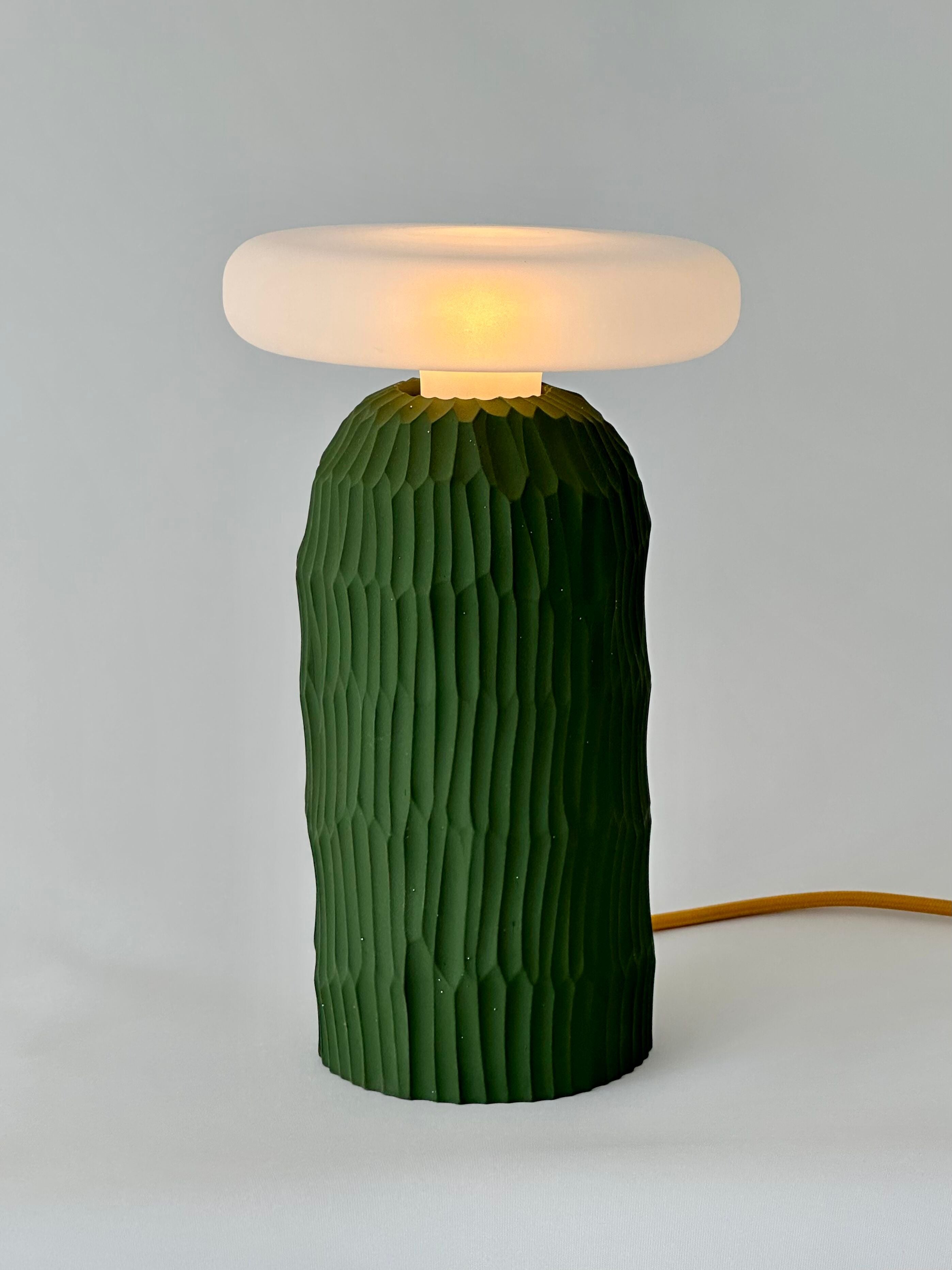 olive green lamp