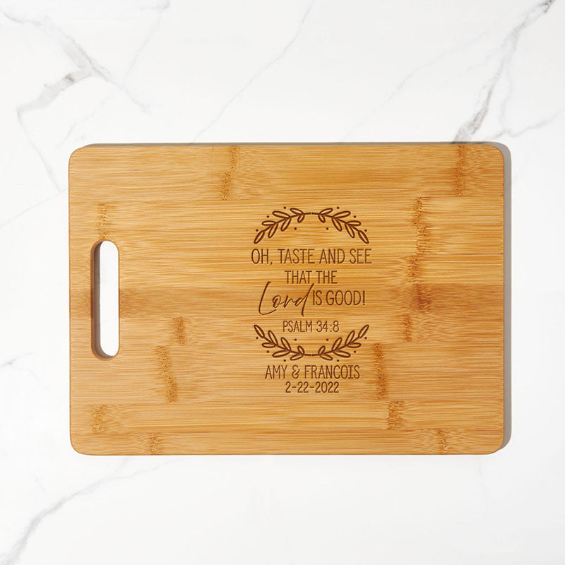 Taste and See Custom Engraved Cutting Boards - Personalized Gallery