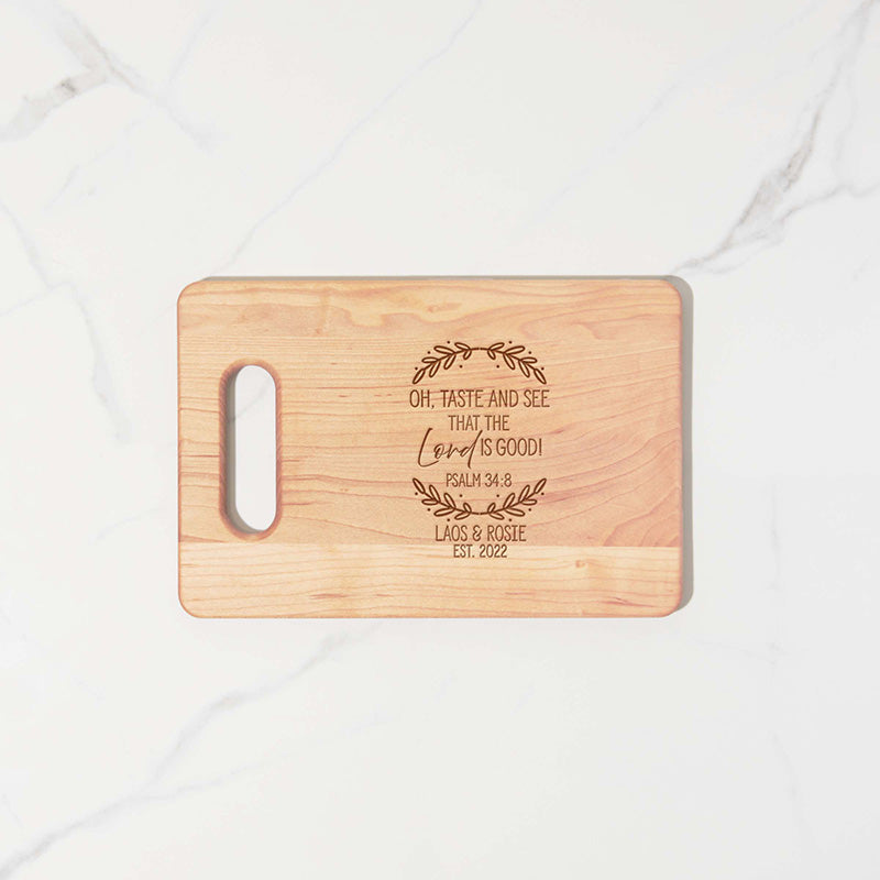 Taste and See Custom Engraved Cutting Boards - Personalized Gallery