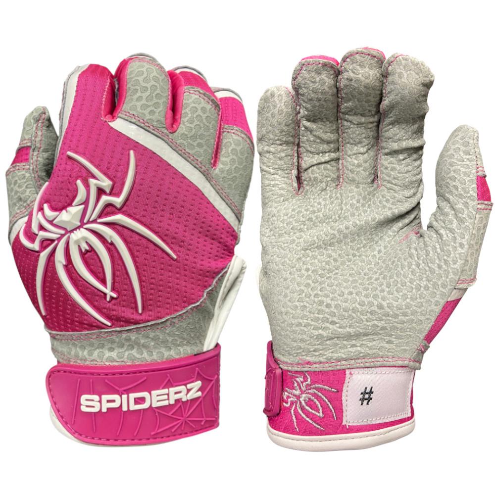 youth pink batting gloves