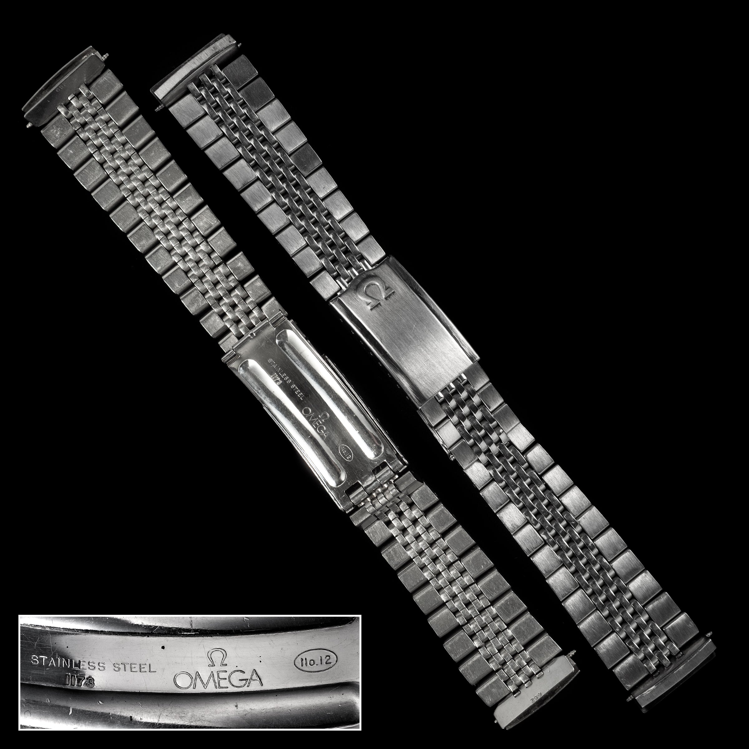 Omega seamaster 20mm 1610 930 62 band bracelet speedmaster steel for $547  for sale from a Trusted Seller on Chrono24