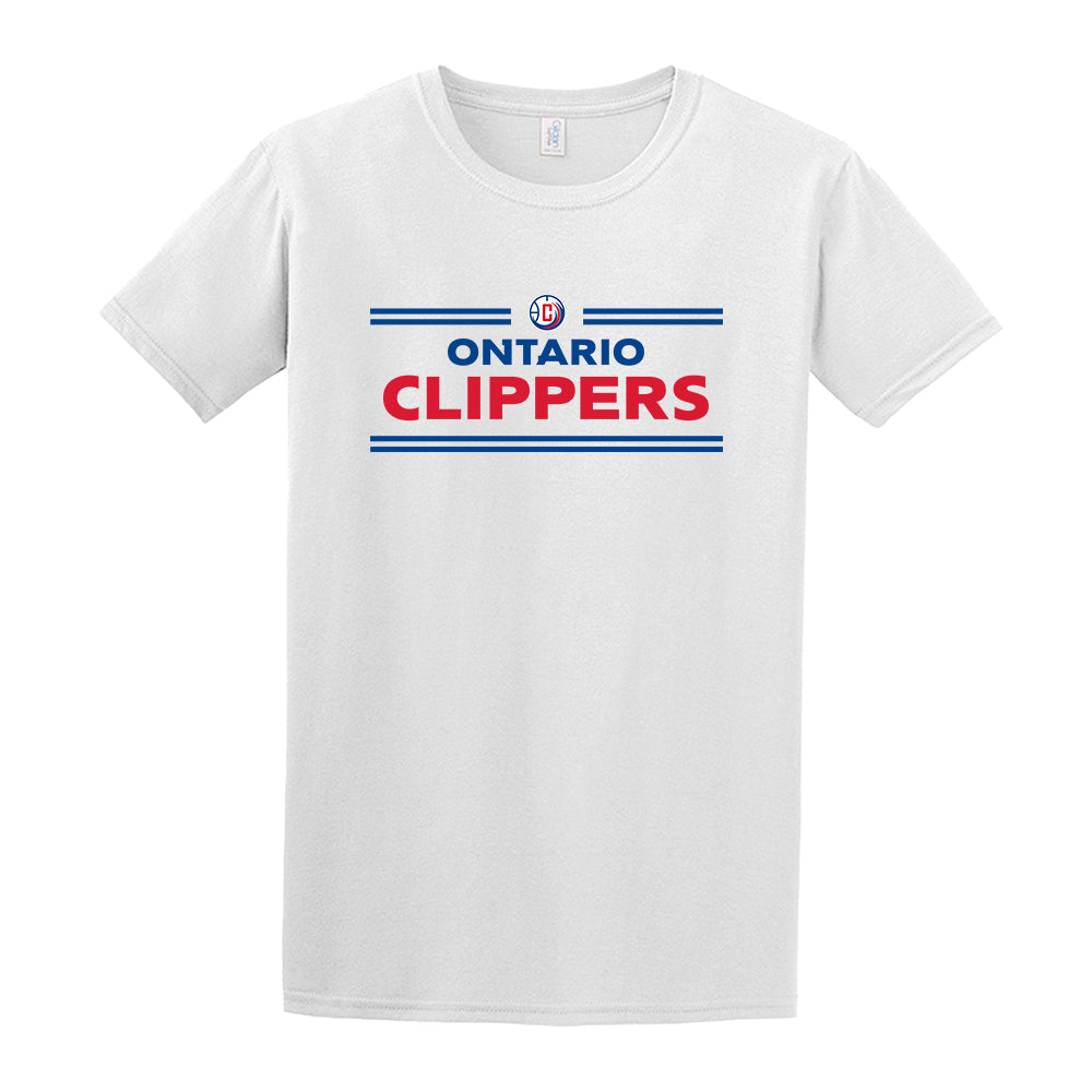 Monster Digital NBA G League Ontario Clippers Circle Kids Short Sleeve T-Shirt Red / XS