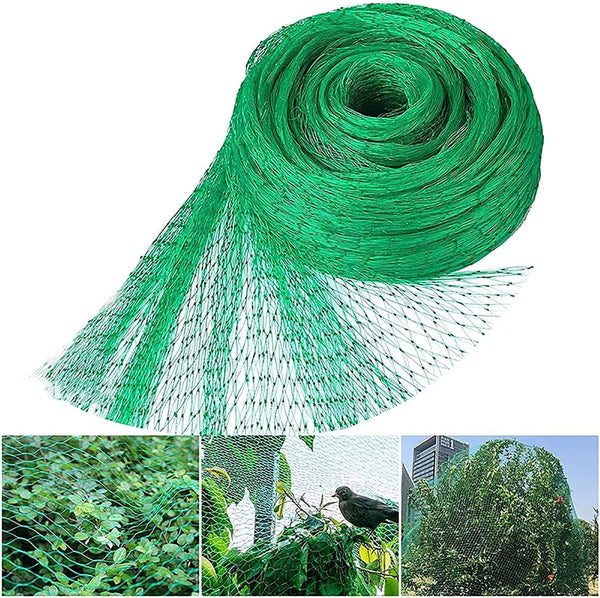 33 x 16 Ft Reusable Nylon Anti Bird Net Anti Bird Mesh Netting Anti Bird Protection Net for Garden Plant Fruit Crop Cage Protection Against Birds