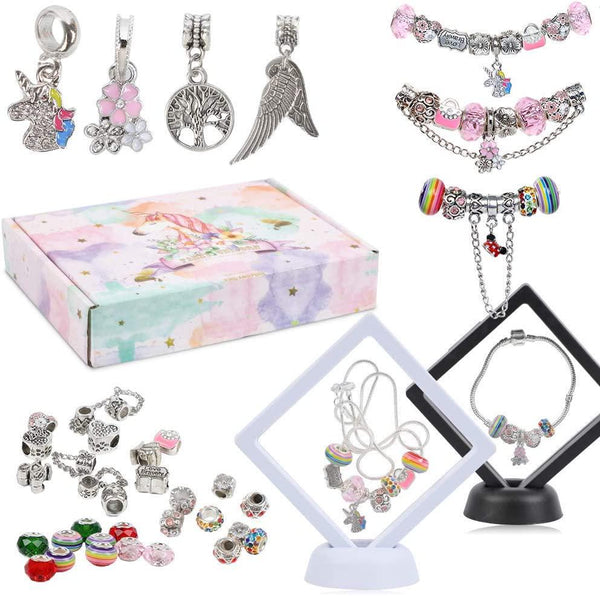 Unicorn Gifts for Girls Jewelry Making Kit - Kids Toys Arts Crafts for