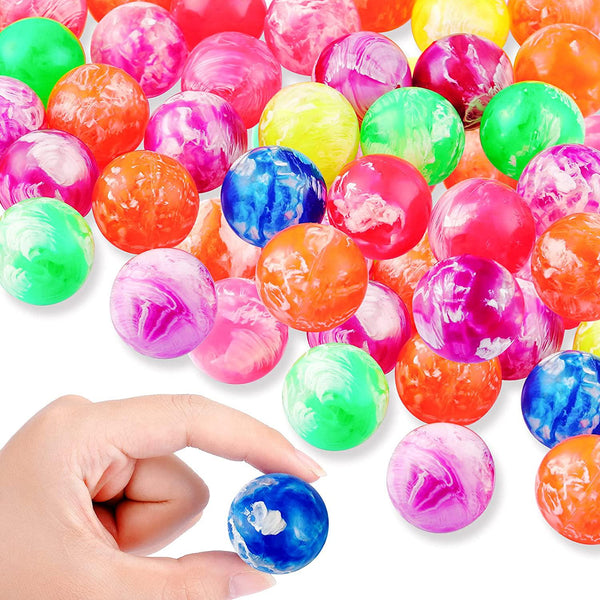 New Bounce Bouncing Ball for Kids - Set of 4 Marbleized Bouncy Balls Plus  Pump & 2 pins, Inflatable Sensory Balls, for Children and Pets - 8.5 Game