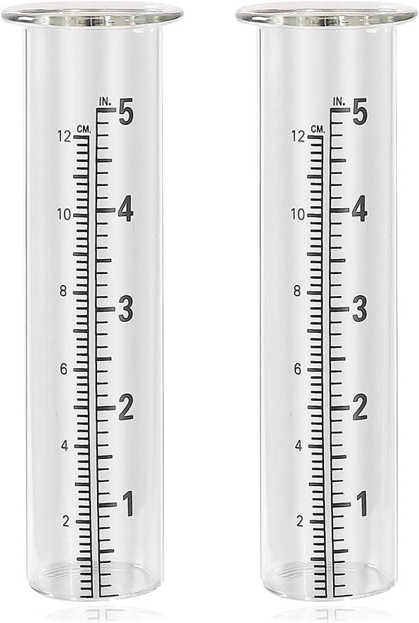 Esschert Design Crystal Barometer with Cast Iron Stand, Clear 13.9 X 1