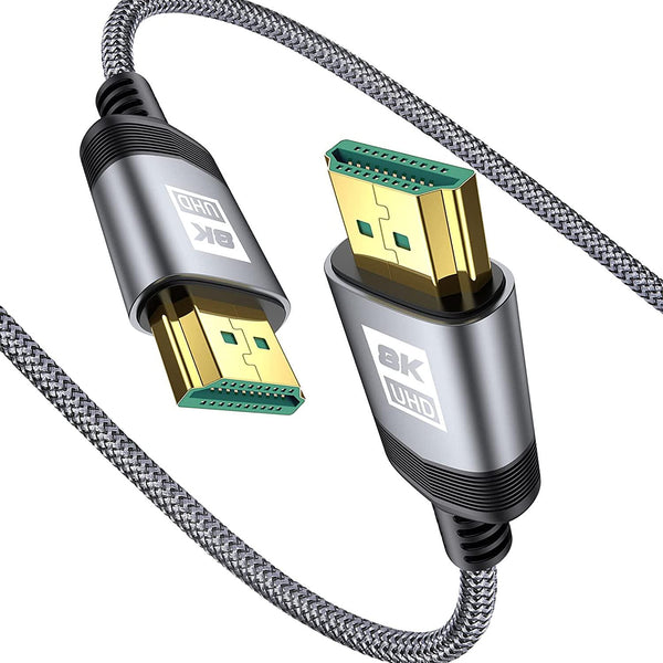 HDMI 2.1 8K Cable Pure Copper 2m (6.6ft) Up to 8K @60Hz, 4K@120Hz