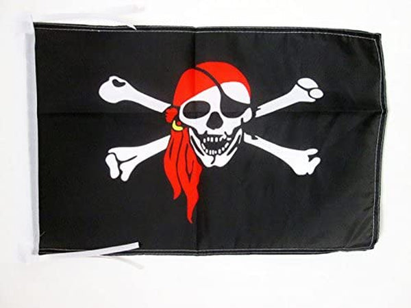 Anley Fly Breeze 3x5 Foot Jack Rackham Pirate Flag - Jolly Roger Flags
