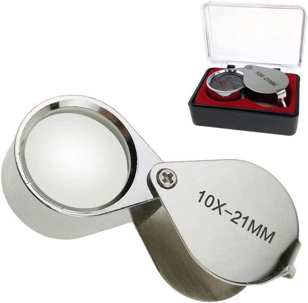 Jiusion Magnifying Glasses with Light, Head Mount Magnifier