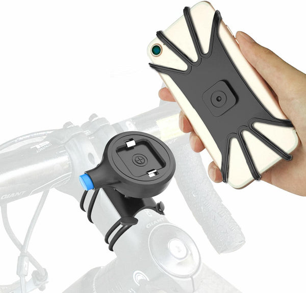 Bone 2-in-1 Portable Charger Bike Phone Mount, Bicycle Stem Handlebar