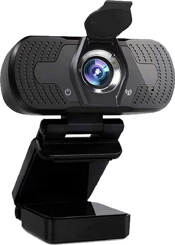 ZIQIAN 1080P Webcam,Live Streaming Web Camera with Stereo Microphone,  Desktop or Laptop USB Webcam 110 Degree View Angle, HD Webcam for Video  Calling
