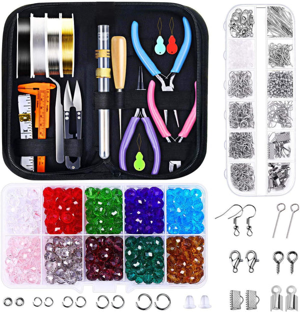 Jewellery Making Kit,Jewellery Making Supplies Includes Jewellery Plie