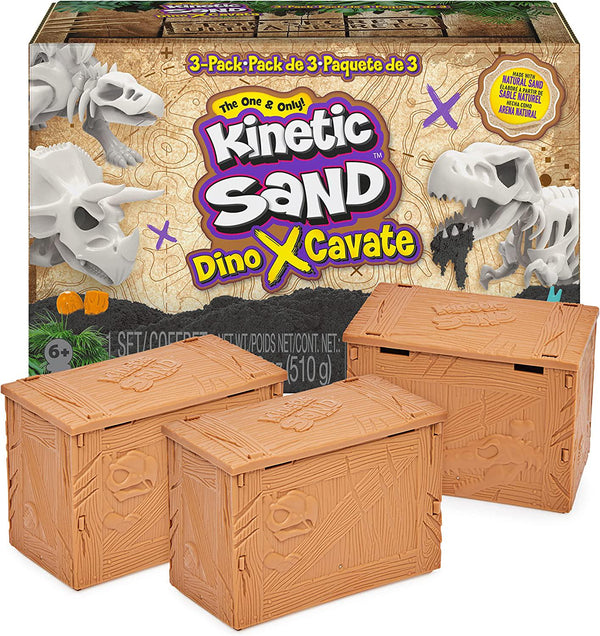 Kinetic Sand, Online Exclusive 6lb Mega Mixin’ Bag with 2lbs Each of Red, Yellow and Blue Play Sand, Sensory Toys for Kids Ages 3 and Up