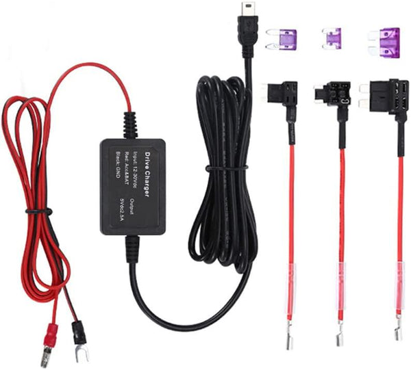OBD2 OBD Power Cable for Dash Camera, Ssontong OBD to Mini USB