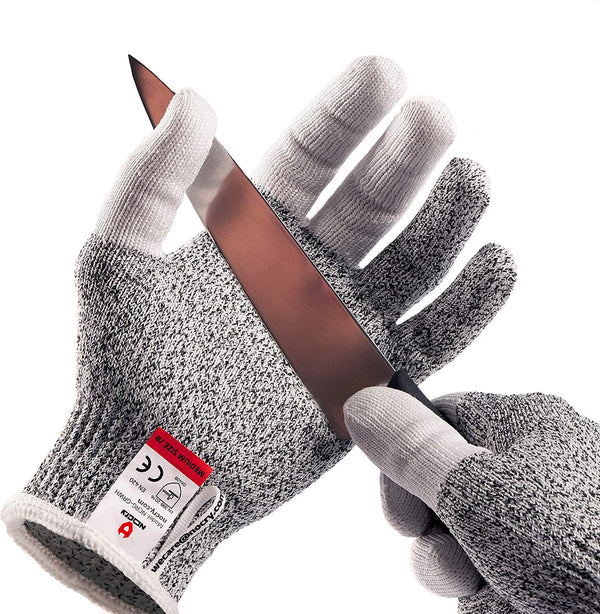 THOMEN 4 PCS (M+L) Cut Resistant Gloves Level 5 Protection for Kitchen