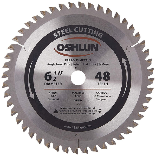 Oshlun SBFT-065056K 6-1/2-Inch 56 Tooth FesPro Thin Kerf ATAFR Saw Bla