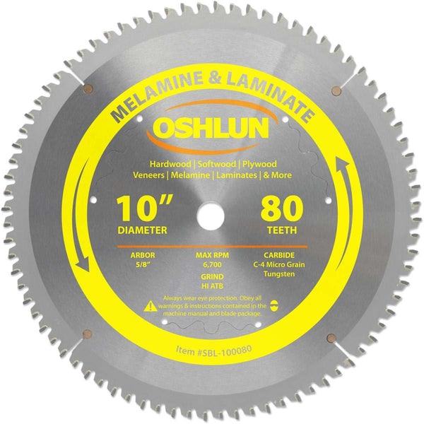 Oshlun SBW-140056 14-Inch 56 Tooth ATB General Purpose Saw Blade with