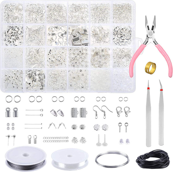 Paxcoo Jewelry Making Supplies Wire Wrapping Kit with Jewelry Beading
