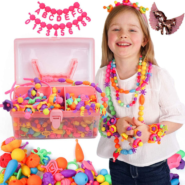 Bead Kits for Jewelry Making - Craft Beads for Kids Girls Jewelry