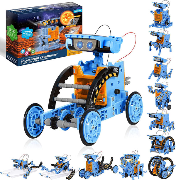 sillbird Stem Building Blocks Robot for Kids- Remote Control Engineering Science Educational Building Toys Kits for 8,9-14 Year