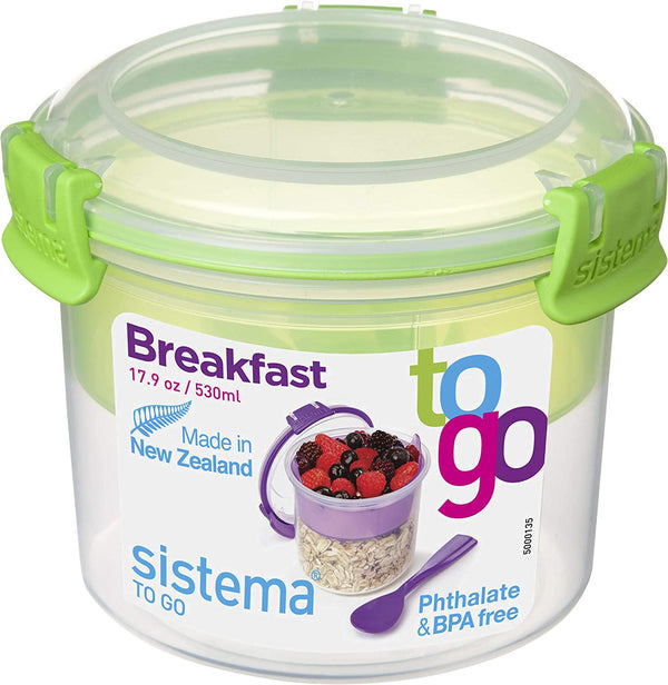 Sistema 41524 Lunch Collection Food Storage containers, Blue, Green, Pink :  : Home