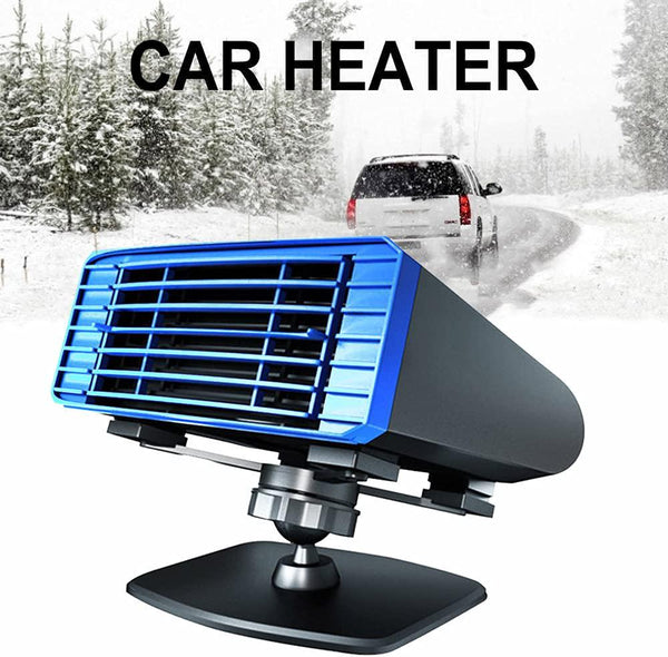 TOTMOX Car Heater Defroster Portable Windshield Defogger and Cooler Fan with Thermostat 12V 150W Plugs Into Cigarette Lighter at MechanicSurplus.com