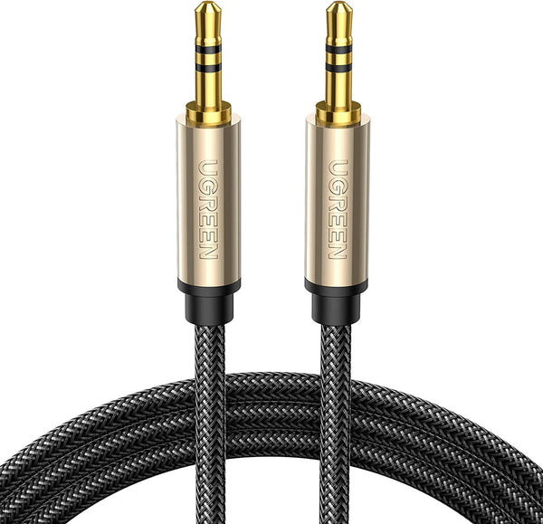 UGREEN 1/4 Inch Guitar Cable Instrument Cable 6.35mm Mono Jack TS  Unbalanced Patch Speaker Cable Braided Straight Male Amp Cord Zinc Alloy  Casing