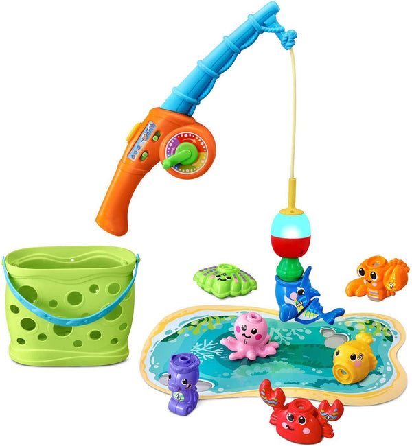 Children Boy Girl Fishing Toy Set Jiggle and Giggle Fishing Set For Kids