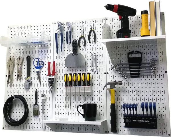 Pegitz Pegboard Peg Locks 50PCS (1/8 inch, White) : : Tools & Home  Improvement