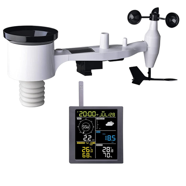  Ecowitt HP2560 Wi-Fi Weather Station, 7 Inch Large TFT